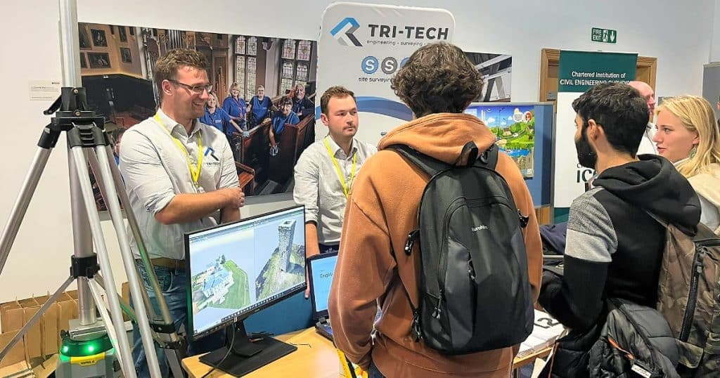 Undergraduate careers fair at Newcastle University Tri Tech Surveys 2