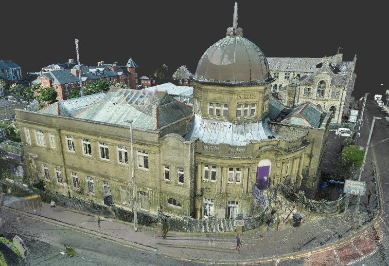 Darwen Library Theatre Site Surveying Services 6